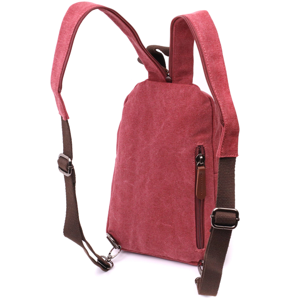 Сумка Vintage Через плече з ущільненою спинкою Бордова (22175) - зображення 2