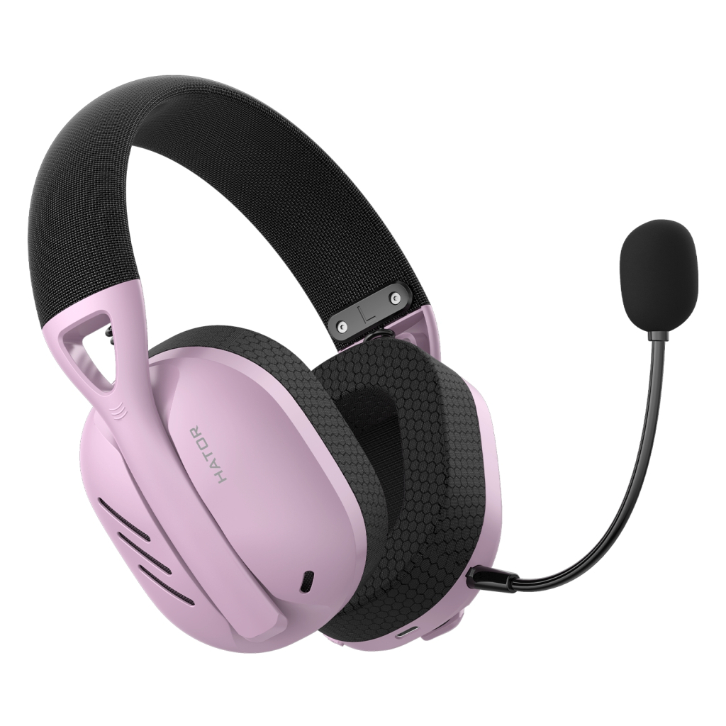 Навушники Hator Hyperpunk 2 Wireless Tri-mode Black/Lilac (HTA-859) - зображення 1