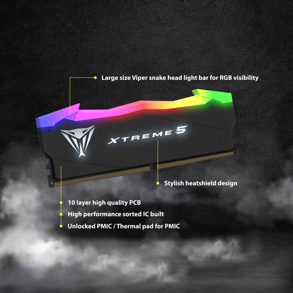 Модуль пам'яті для комп'ютера DDR5 32GB (2x16GB) 6400 MHz Viper Xtreme 5 Patriot (PVX532G64C32K) - изображение 12