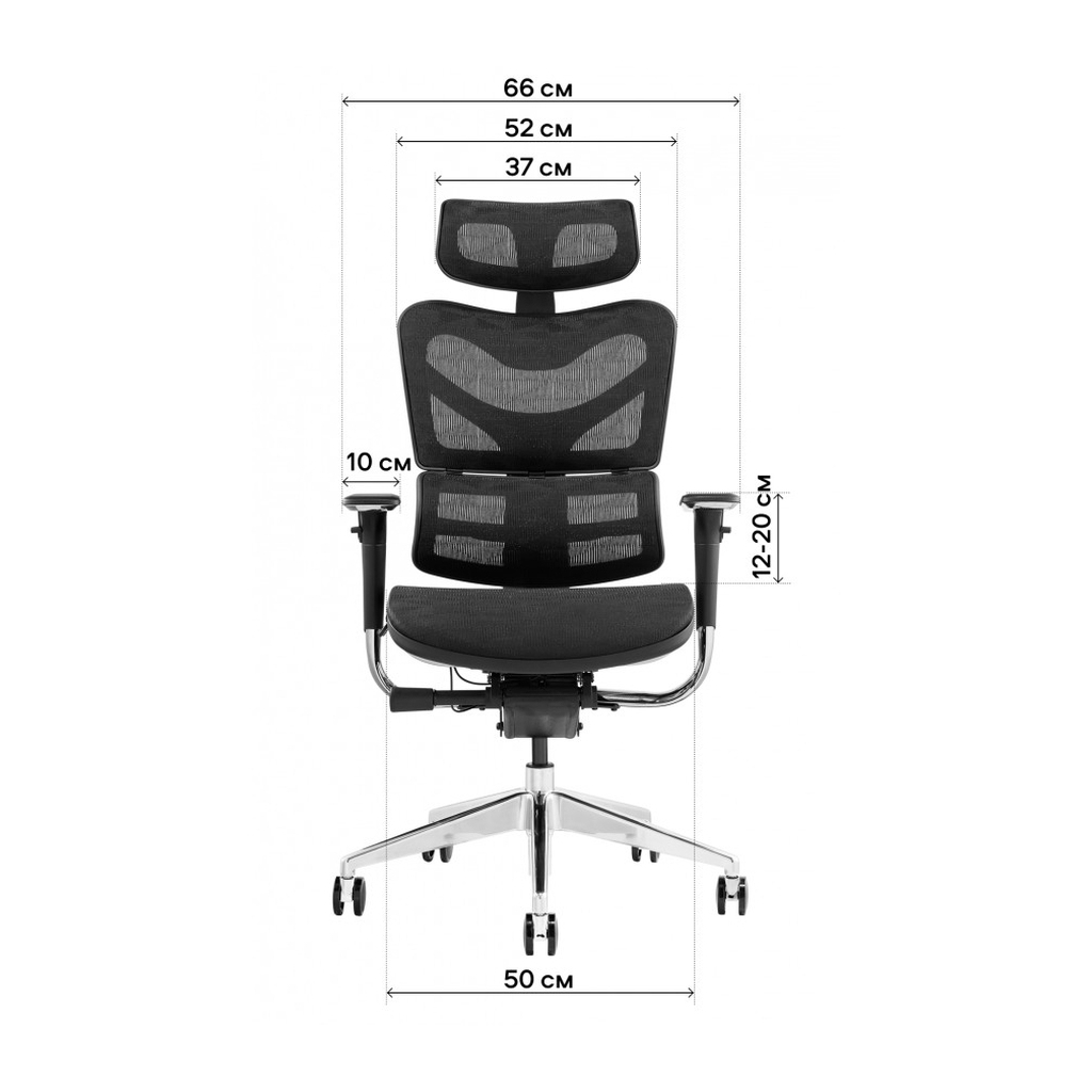 Офісне крісло GT Racer X-782 Gray (X-782 Gray (W-70)) - зображення 9