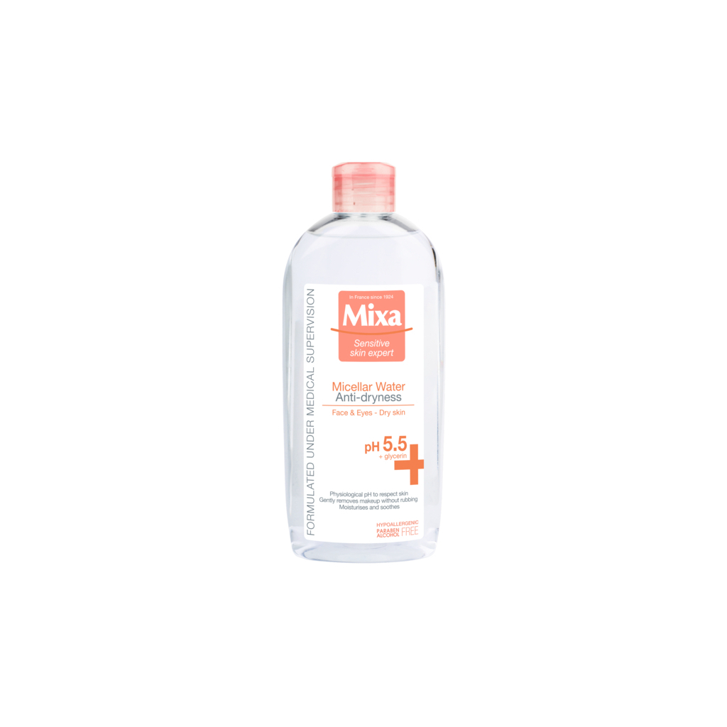 Міцелярна вода Mixa Anti-Dryness для сухої шкіри 400 мл (3600550932751) - зображення 1