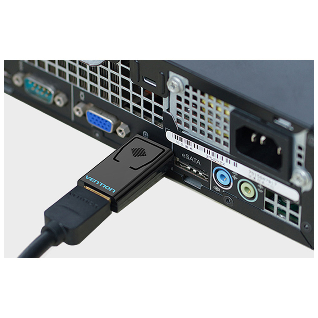 Перехідник DP Male to HDMI Female black Vention (HBKB0) - зображення 4