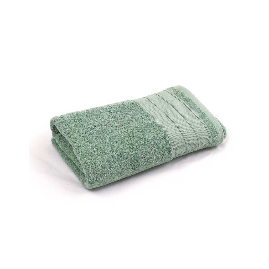 Рушник Руно махровий зелений 70х140 см (70*140В_Зелений) - зображення 1