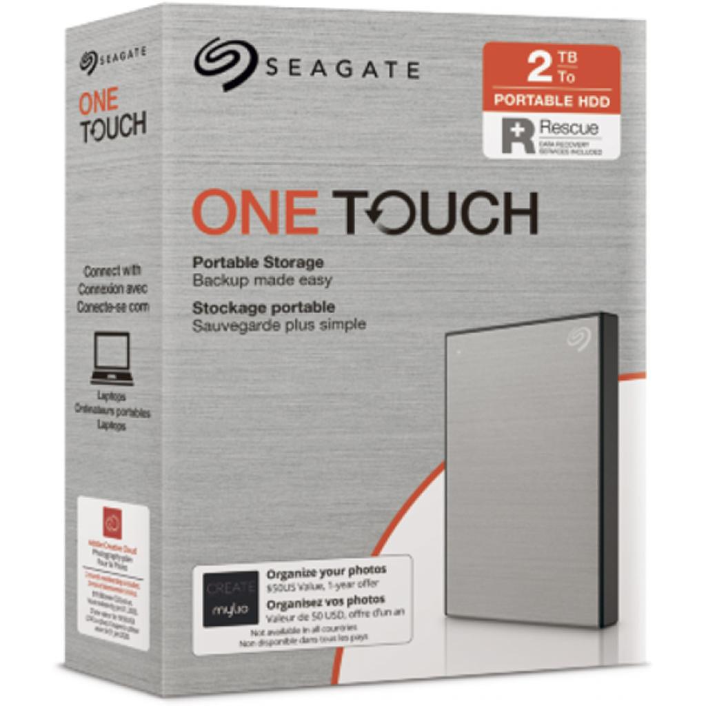 Зовнішній жорсткий диск 2.5" 2TB One Touch USB 3.2 Seagate (STKB2000401) - зображення 8