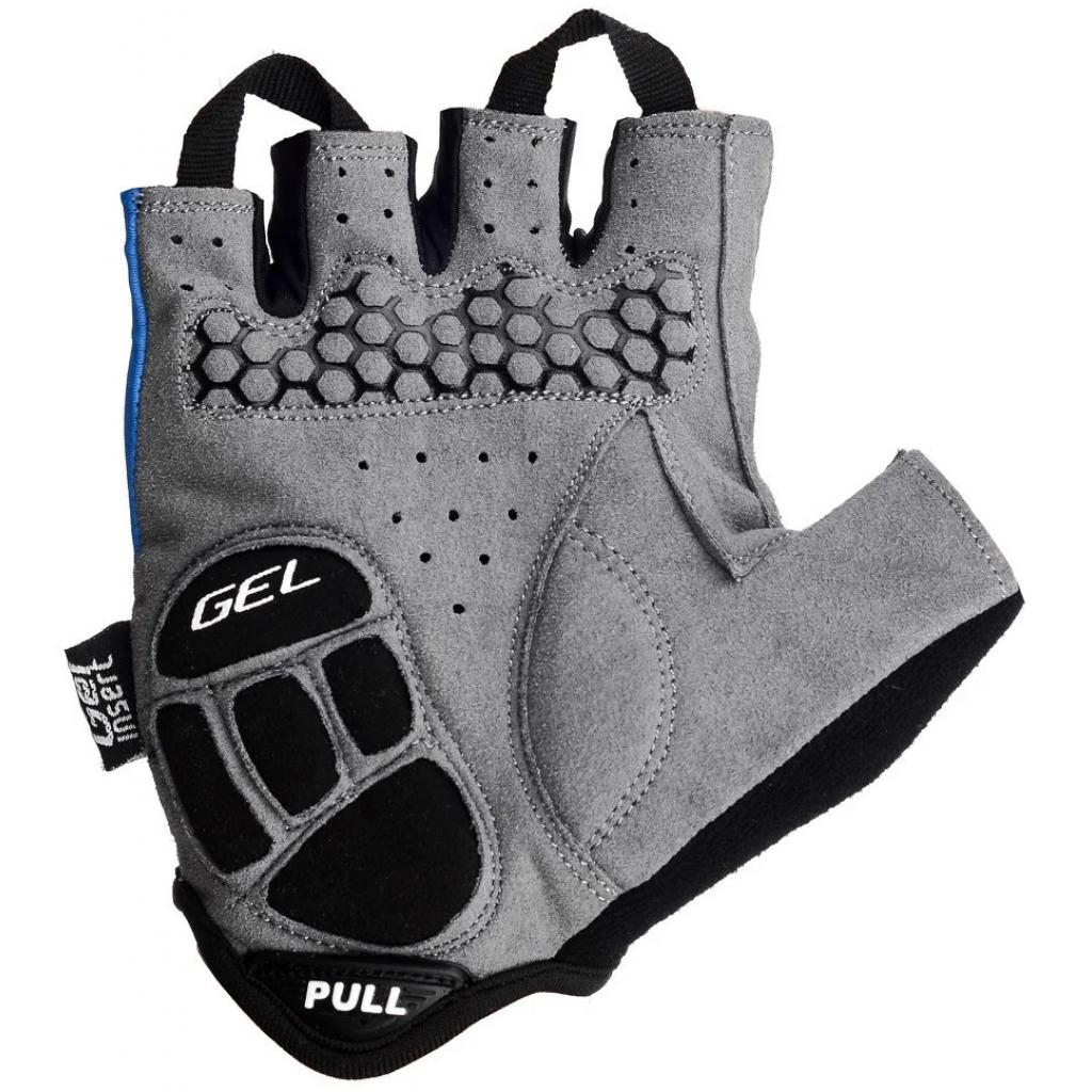 Велорукавиці PowerPlay 5010 White/Blue M (5010B_M_Blue) - зображення 3