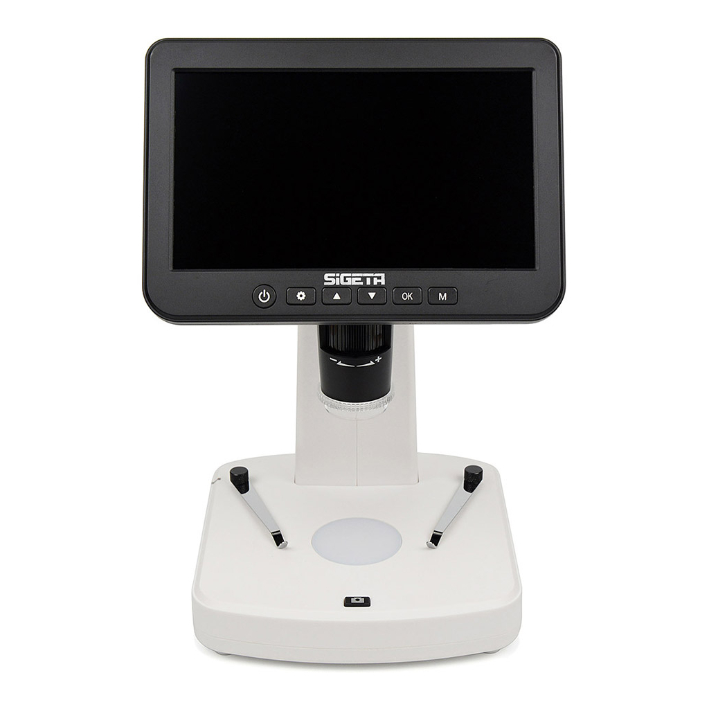 Мікроскоп Sigeta Цифровий Numeric Pro 10x-300x 5 MP 7" LCD (65512) - изображение 5