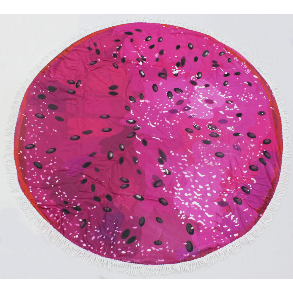 Рушник MirSon пляжний №5079 Summer Time Dragon Fruit 150x150 см (2200003952308) - зображення 2