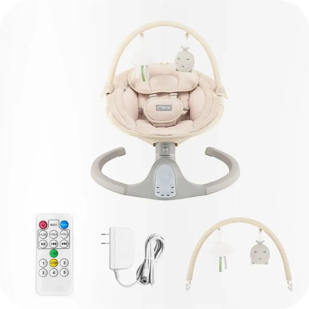 Крісло-гойдалка MoMi Kenani Onyx Sand (BULE00041) - изображение 4