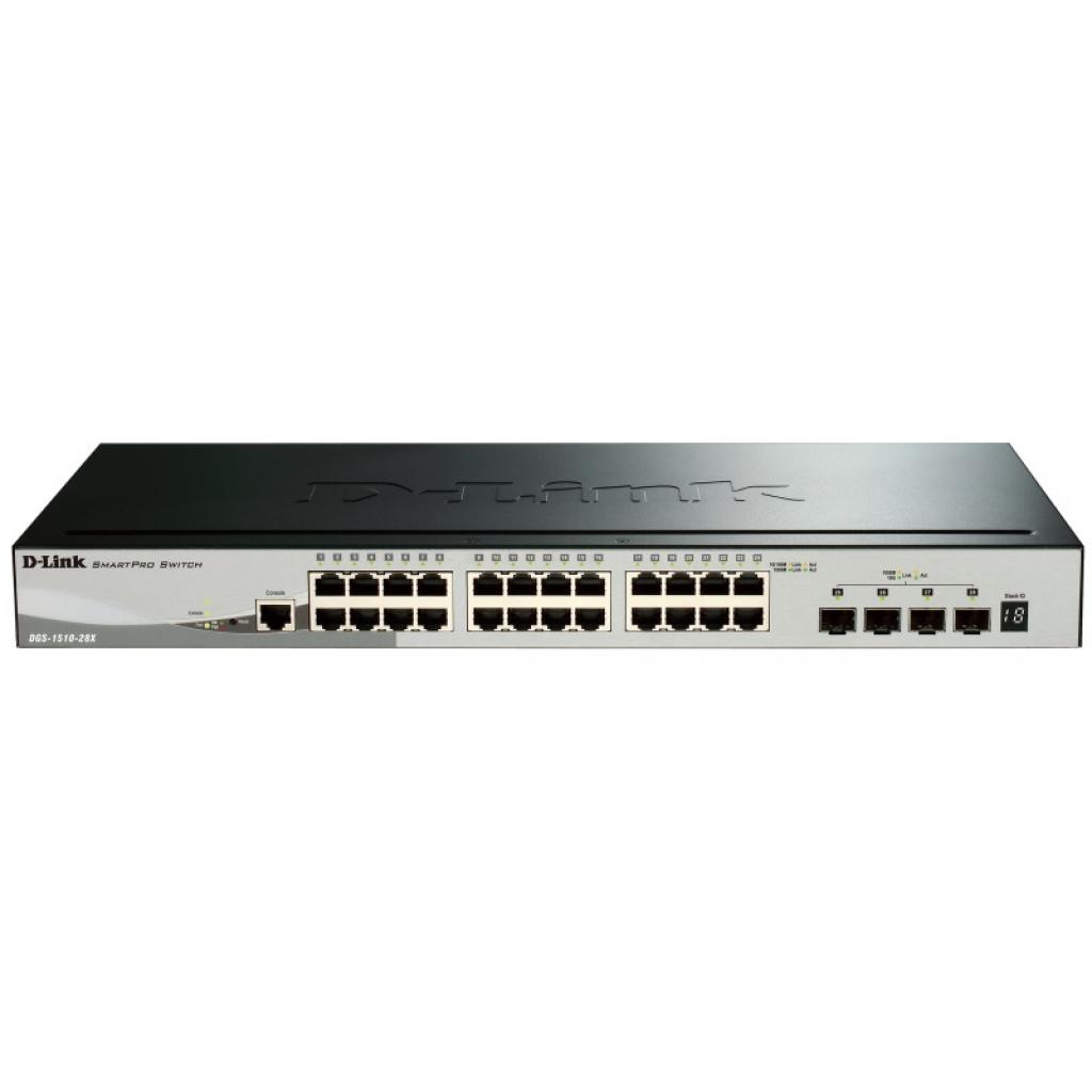 Комутатор мережевий D-Link DGS-1510-28X - зображення 2