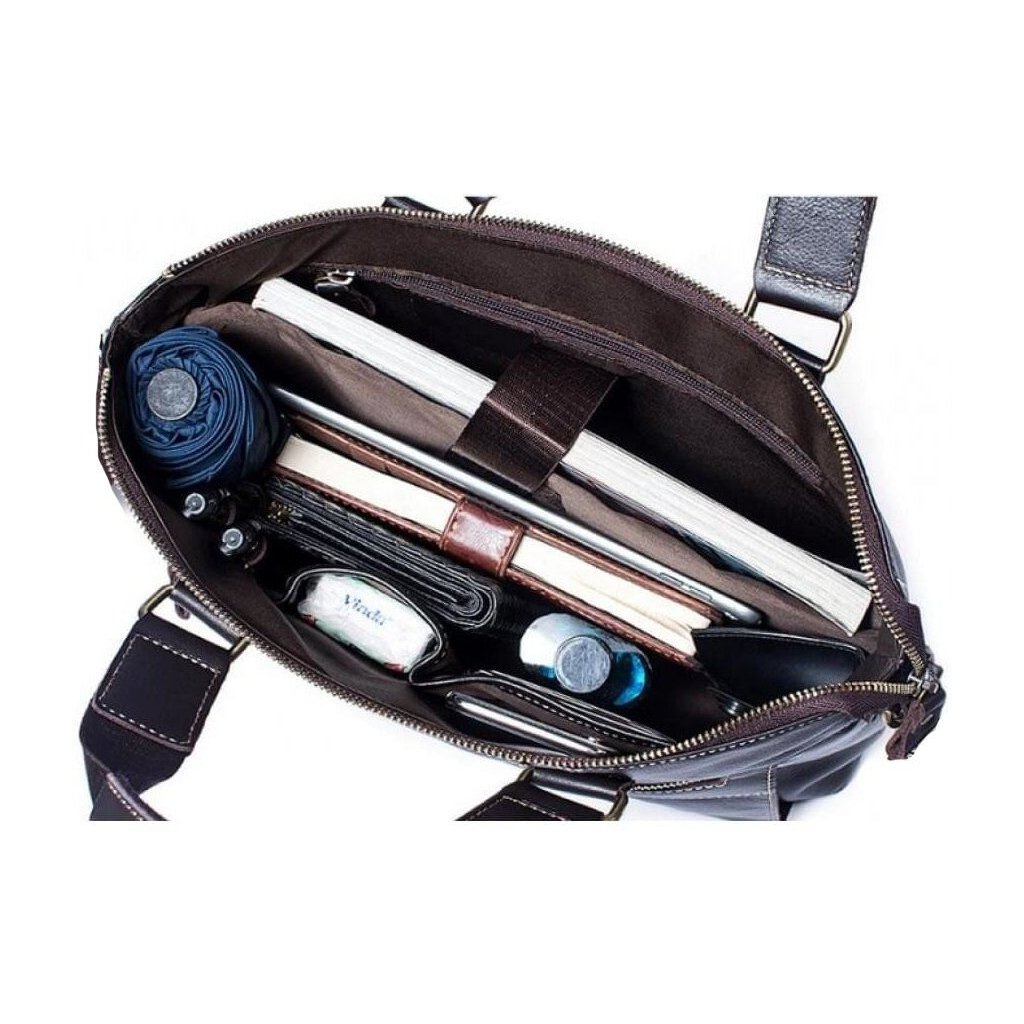 Сумка Vintage Коричнева (14665) - зображення 6