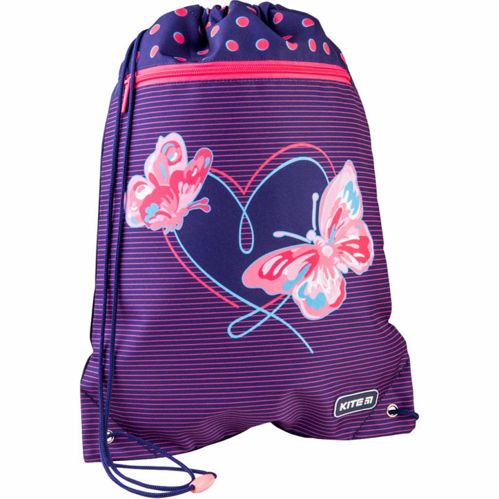 Сумка для взуття Kite Education Butterflies з кишенею (K21-601M-3) - зображення 3