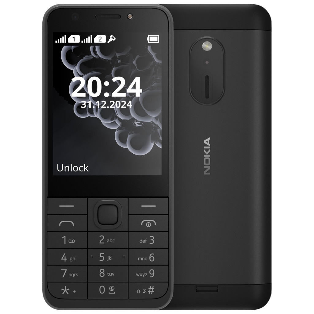 Мобільний телефон Nokia 230 DS 2024 Black - зображення 1