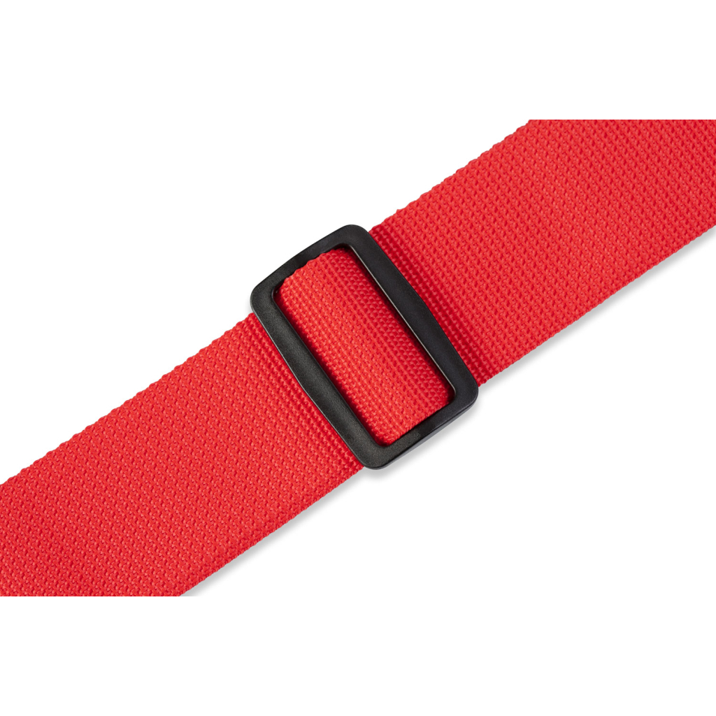 Ремінь для гітари Levy's Classics Series Polypropylene Guitar Strap Red (M8POLY-RED) - зображення 3