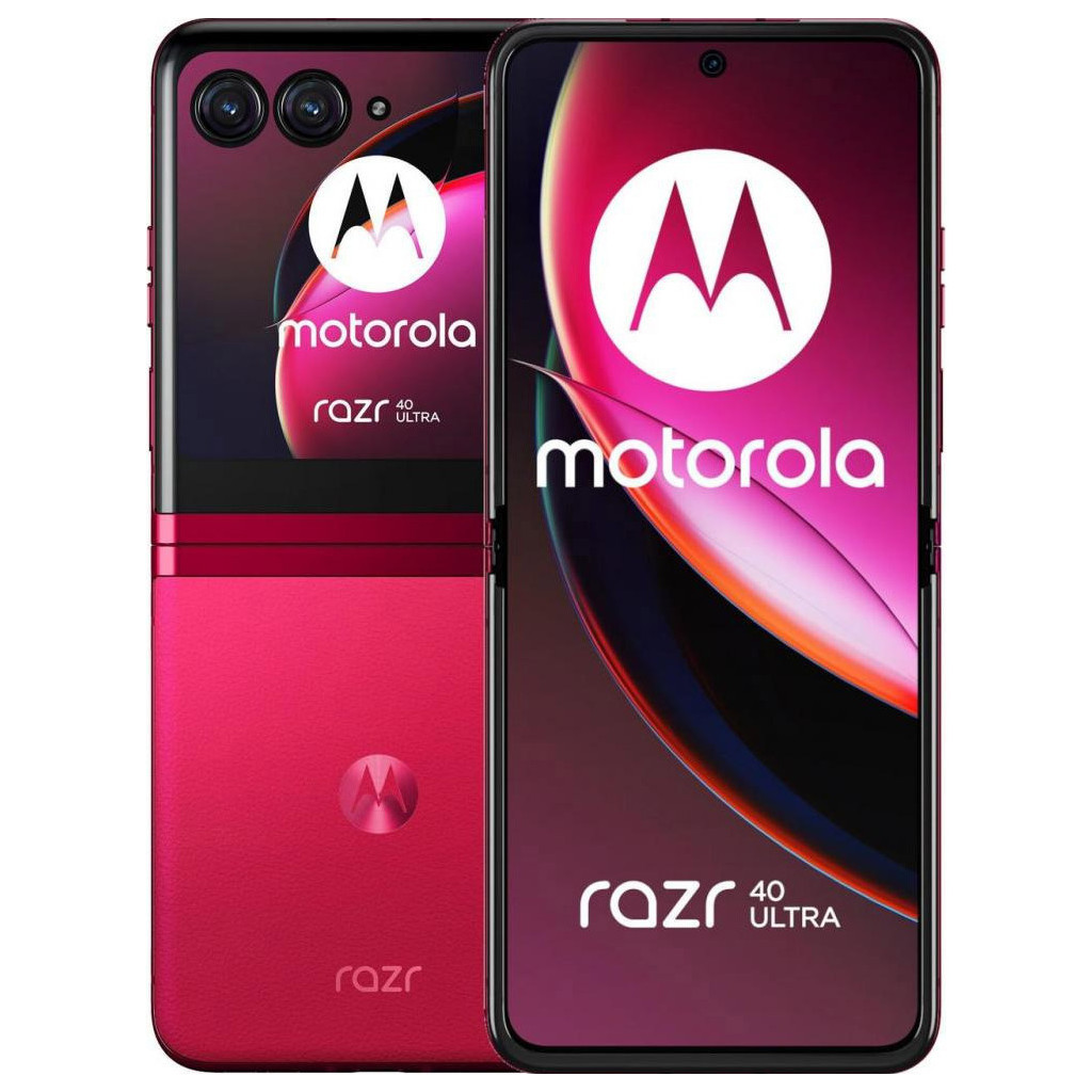 Мобільний телефон Motorola Razr 40 Ultra 8/256GB Viva Magenta (PAX40065RS) - зображення 1