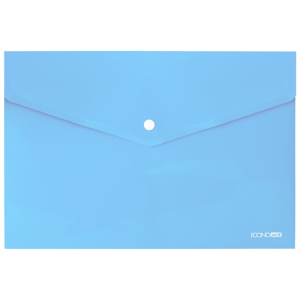Папка - конверт Economix А4 180 мкм, непрозора, пастельна блакитна (E31301-82) - изображение 1