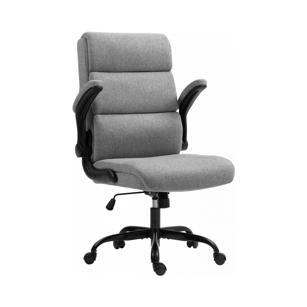 Офісне крісло GT Racer B-3041 Gray (B-3041 Fabric Gray) - зображення 4