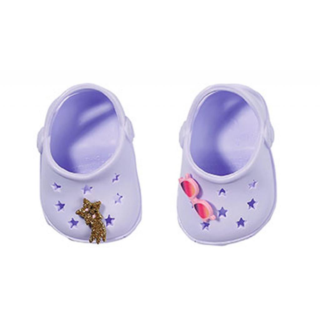Аксесуар до ляльки Zapf Baby Born Святкові сандалі зі значками Лавандові (828311-4) - зображення 2