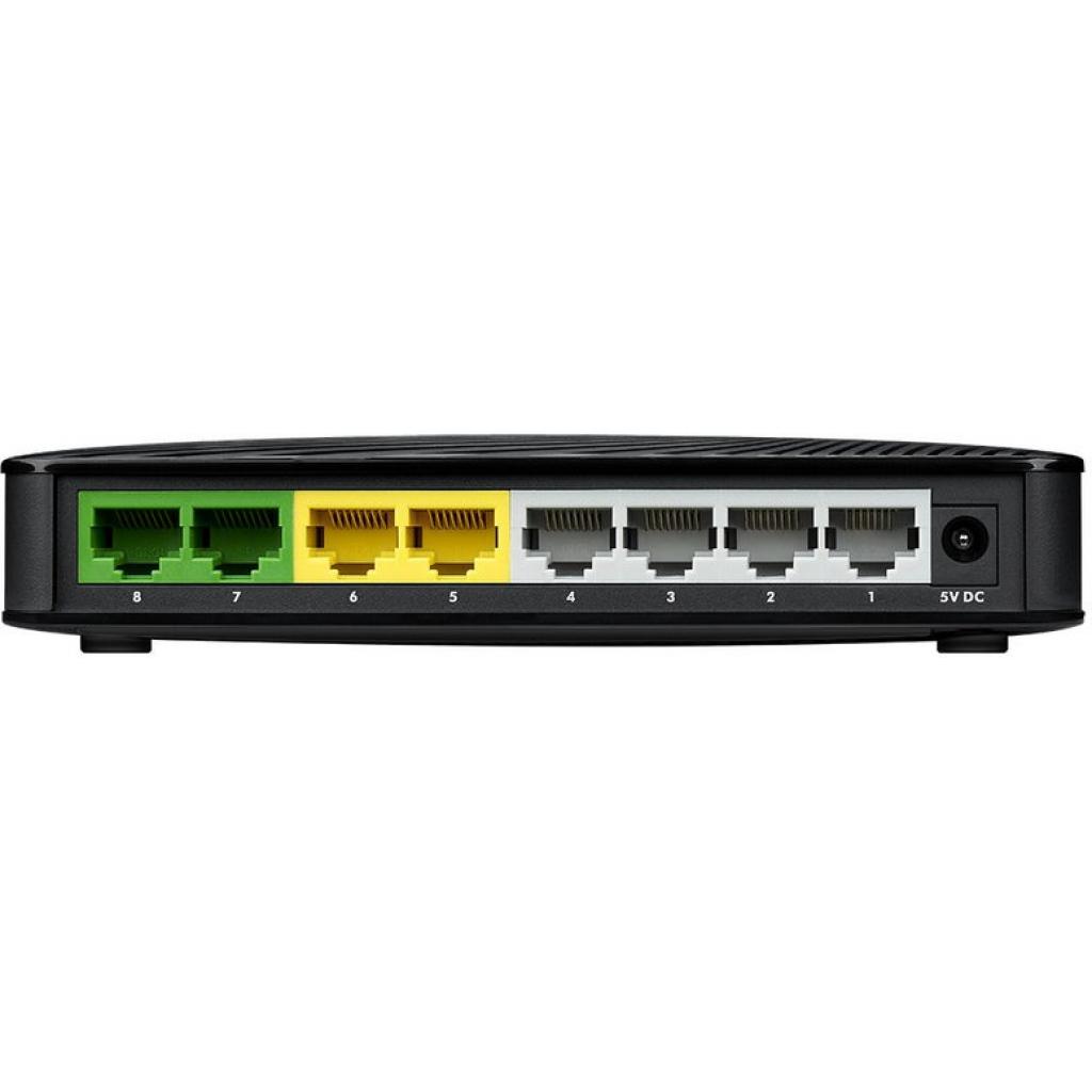 Комутатор мережевий ZyXel GS-108S - зображення 3