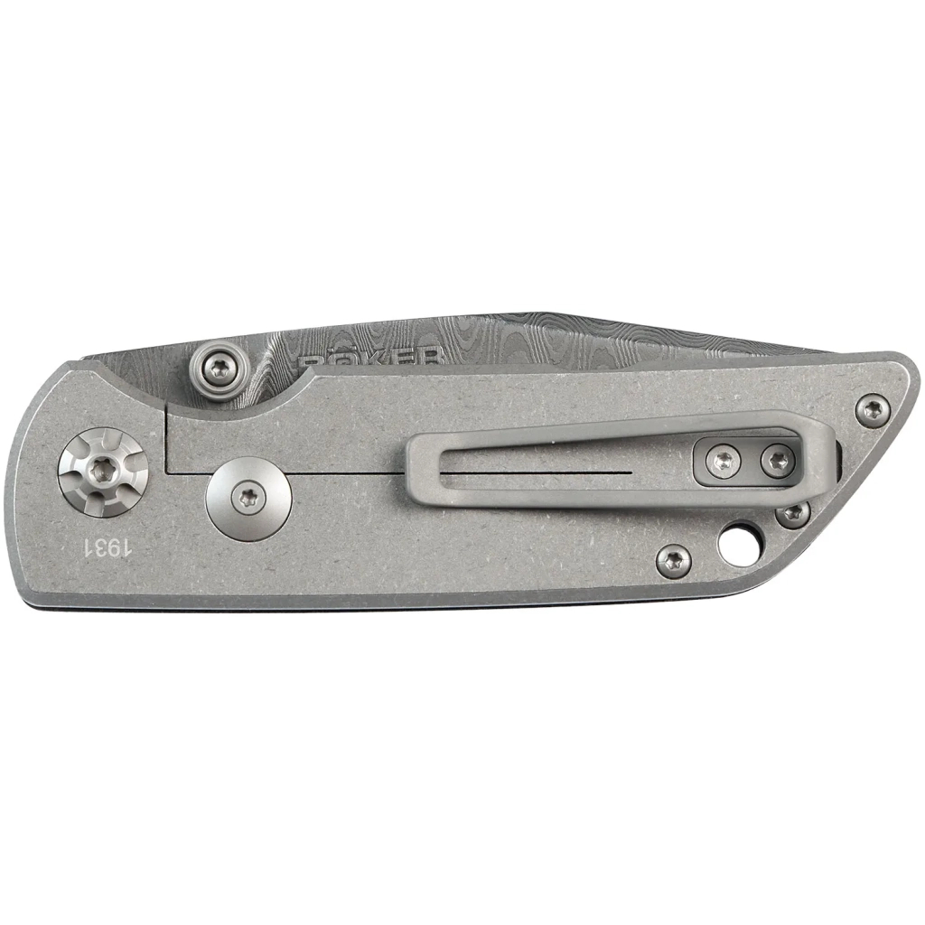 Ніж Boker M4 Sherman Damascus (110662DAM) - зображення 4