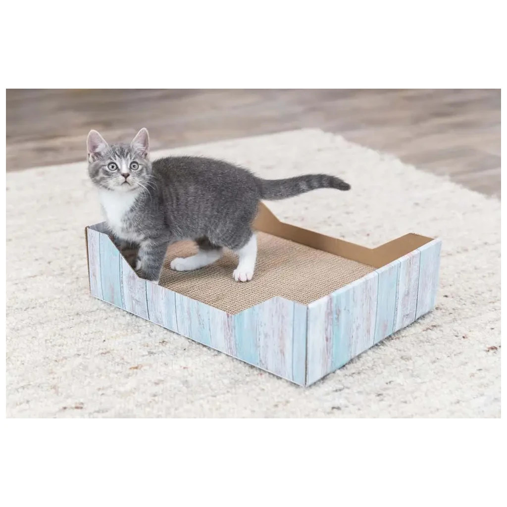 Дряпка (кігтеточка) для котів Trixie картонна з м'ятою 45×12×33 см (4011905480138) - зображення 6