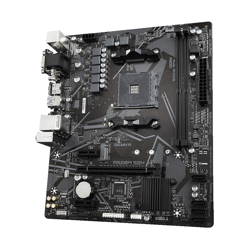 Материнська плата GIGABYTE A520M S2H - зображення 4