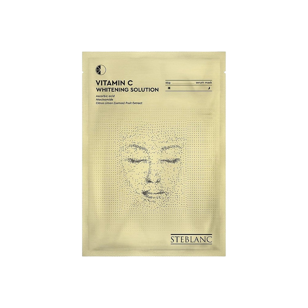 Маска для обличчя Steblanc Vitamin C Whitening Solution 25 г (8809663752842) - зображення 1