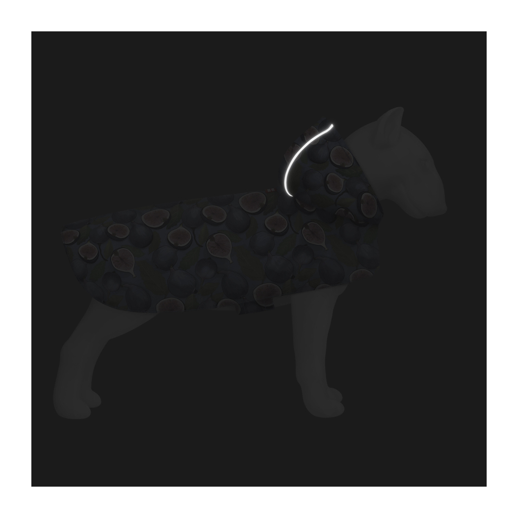 Дощовик для тварин WAUDOG Clothes Накидка з капюшоном Інжир XL (359-4053) - зображення 5