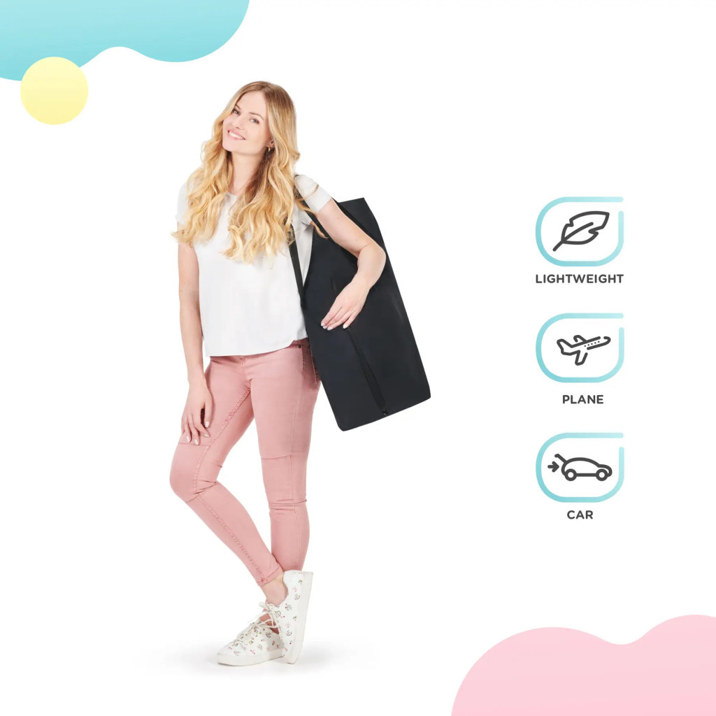 Ліжечко Kinderkraft манеж з пеленатором Leody Pink (5902533917945) - зображення 9