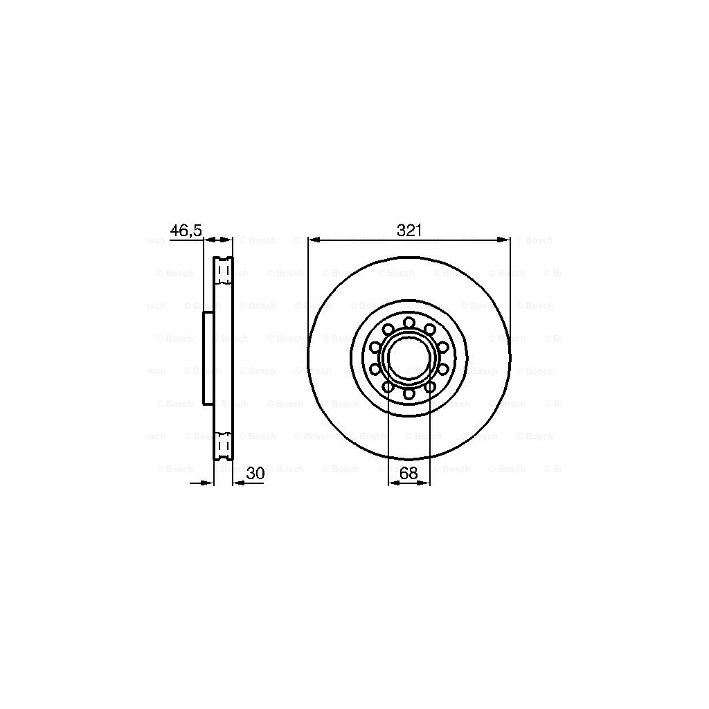 Гальмівний диск Bosch 0 986 478 985 - зображення 5