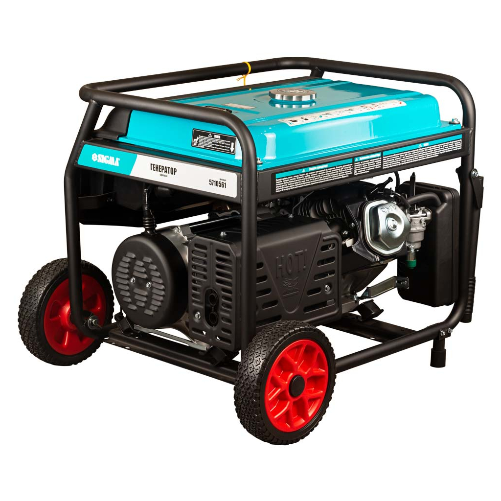 Генератор Sigma 220V 7.5/8.0kW електрозапуск (5710561) - зображення 6