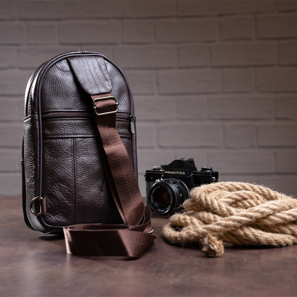 Сумка Vintage Чоловіча через плече Коричнева (14986) - зображення 6