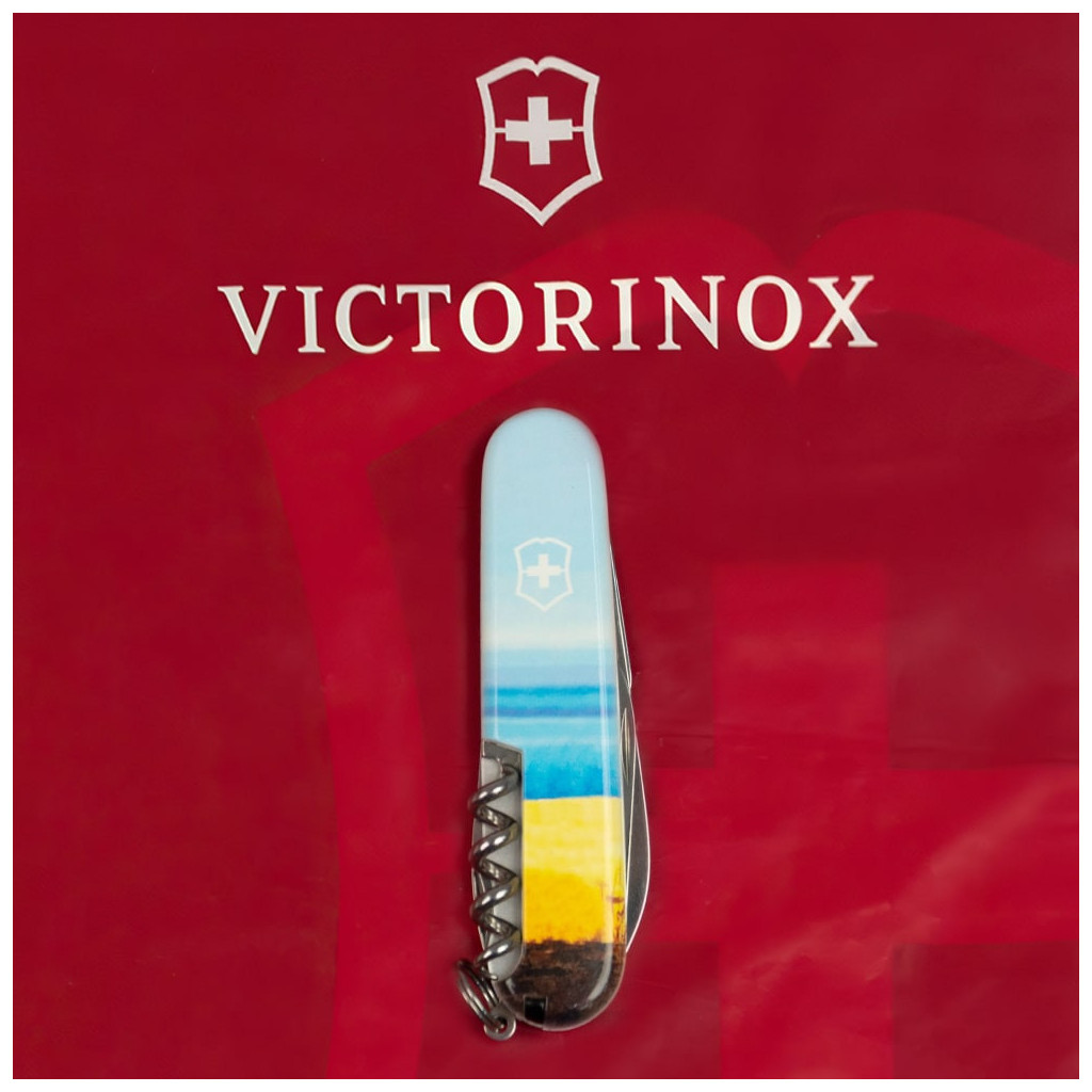 Ніж Victorinox Spartan Ukraine 3D 91 мм Марка русскій воєнний корабль ВСЬО (1.3603.7_T3120h) - зображення 10
