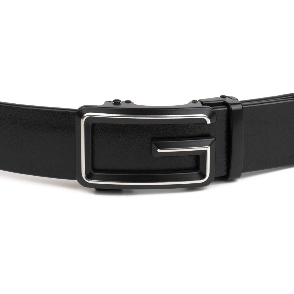 Ремінь Vintage Чоловічий силует літери G Чорний (20287) - зображення 3
