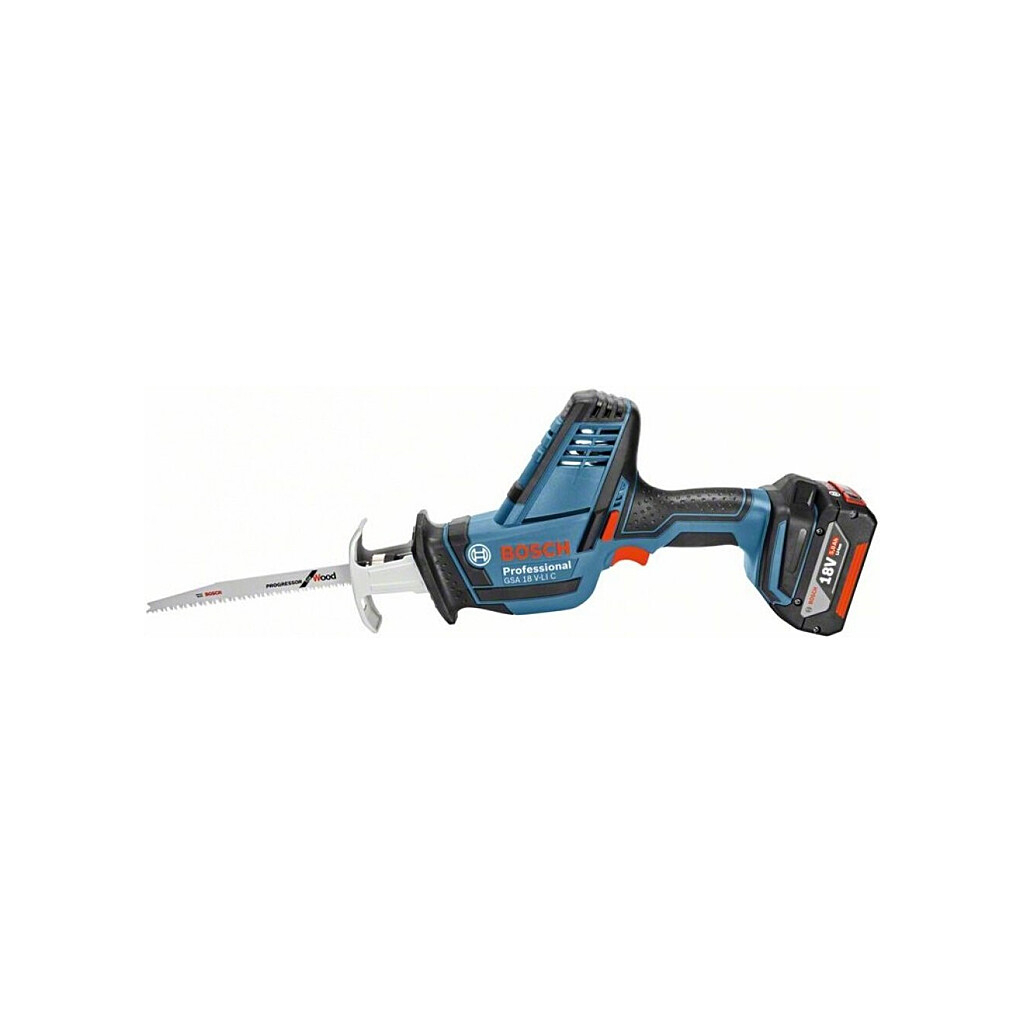 Шабельна пила Bosch GSA 18V-LI, 1х4.0 A*г, ЗП (0.615.990.M3Y) - зображення 6