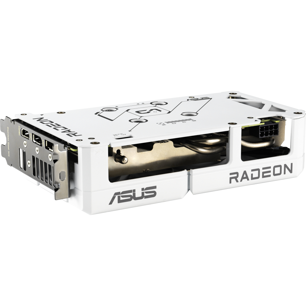 Відеокарта ASUS Radeon RX 9060 XT 16Gb DUAL WHITE OC (DUAL-RX9060XT-16G-WHITE) - зображення 8