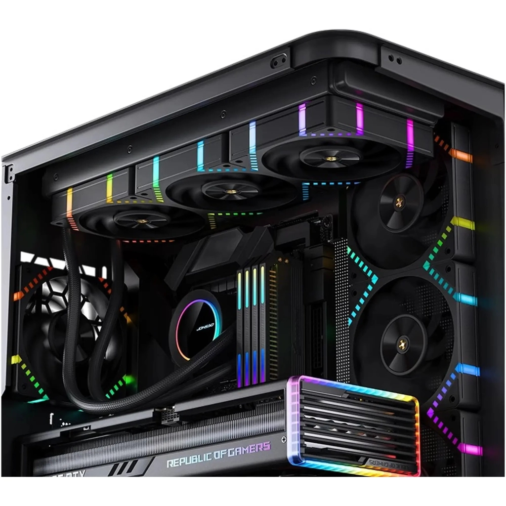 Кулер до корпусу JONSBO HF2-120BR ARGB Black - зображення 11