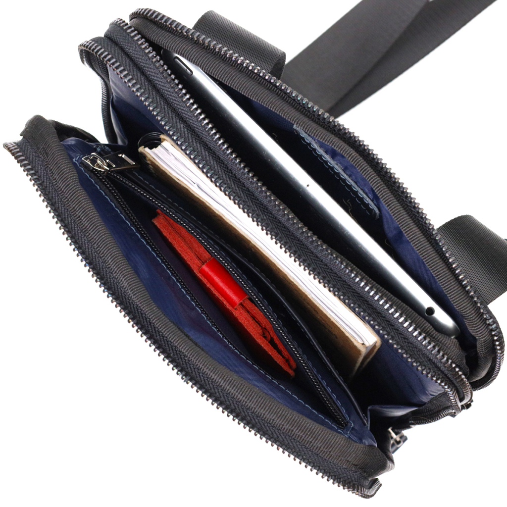 Сумка Shvigel З натуральної шкіри Синя (22142) - зображення 5