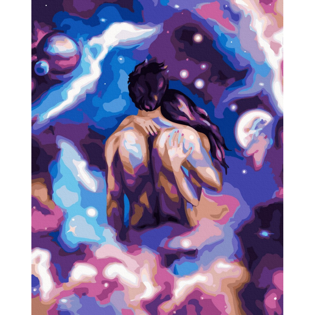 Картина по номерам ZiBi Космічна романтика 40*50 (ZB.64010) - зображення 1