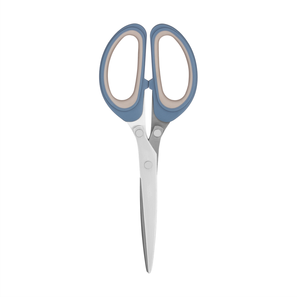 Кухонні ножиці Ardesto Gemini для зелені 19.3 см сіро-сині (AR2122B) - зображення 3