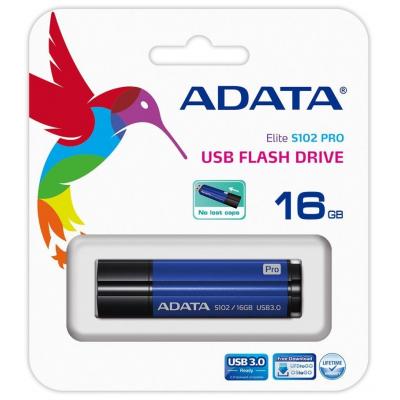 USB флеш накопичувач ADATA 16GB S102PRO Blue USB 3.1 (AS102P-16G-RBL) - зображення 5