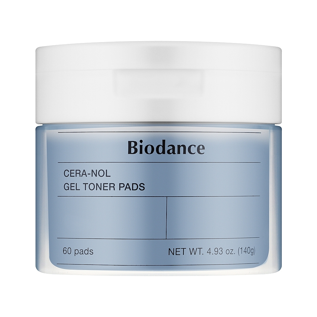 Патчі для обличчя Biodance Cera-Nol Gel Toner Pads 60 шт. (8809937361206) - изображение 1