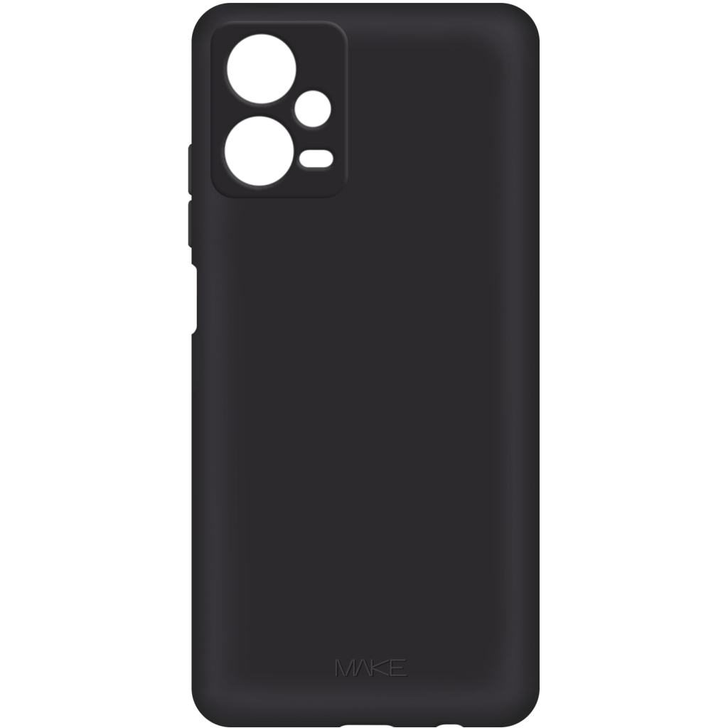 Чохол до мобільного телефона MAKE Xiaomi Redmi Note 12 Skin Black (MCS-XRN12BK) - зображення 1