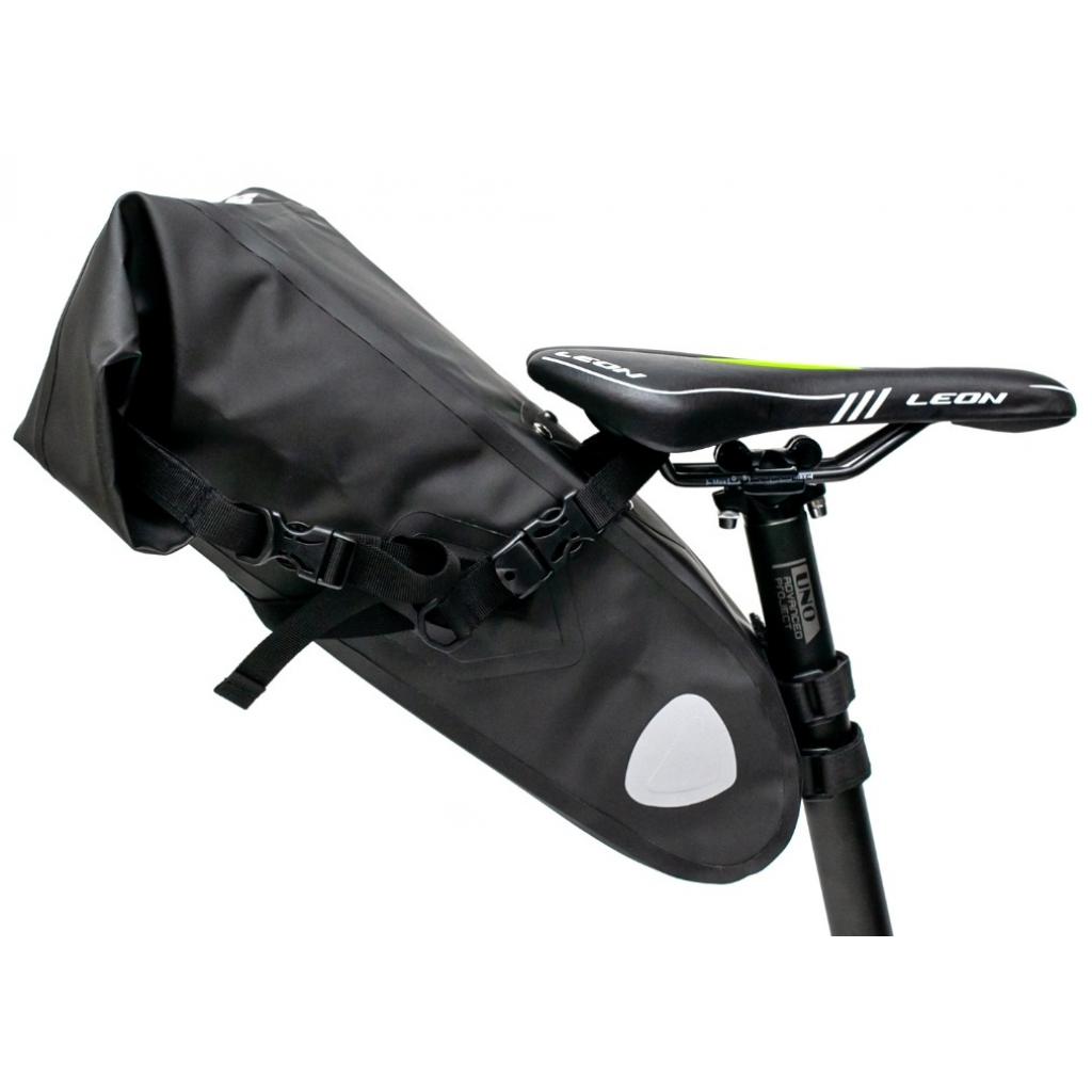 Сумка підсідельна Bravvos "байкпакінг" 62x14x14 см A2-402 Black (BIB-028) - зображення 1