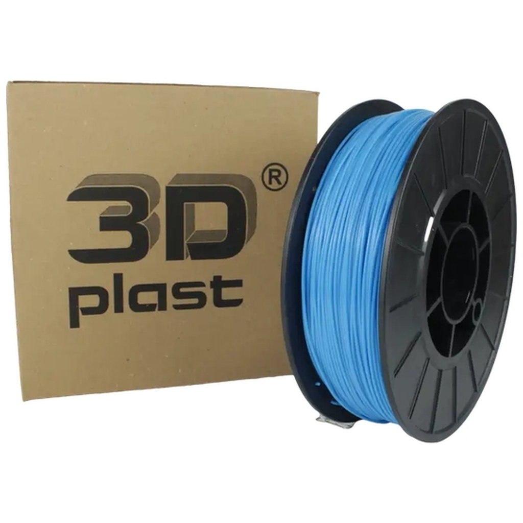 Пластик для 3D-принтера 3Dplast PLA 1.75мм, 0.85кг, blue (3DPLA17508BLU) - зображення 1
