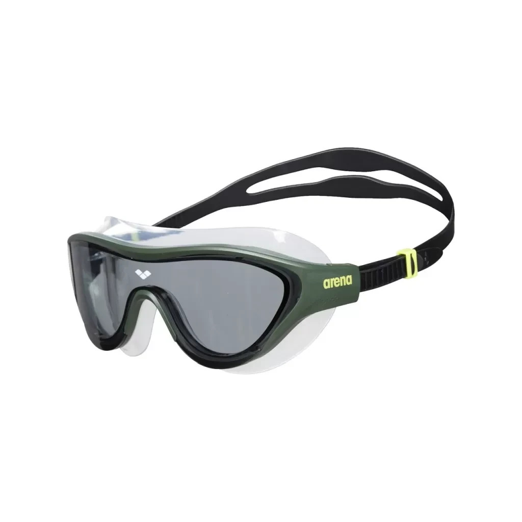 Окуляри для плавання Arena The One Mask 003148-104 димчастий, зелений, чорний Уні OSFM (3468336539262) - зображення 1