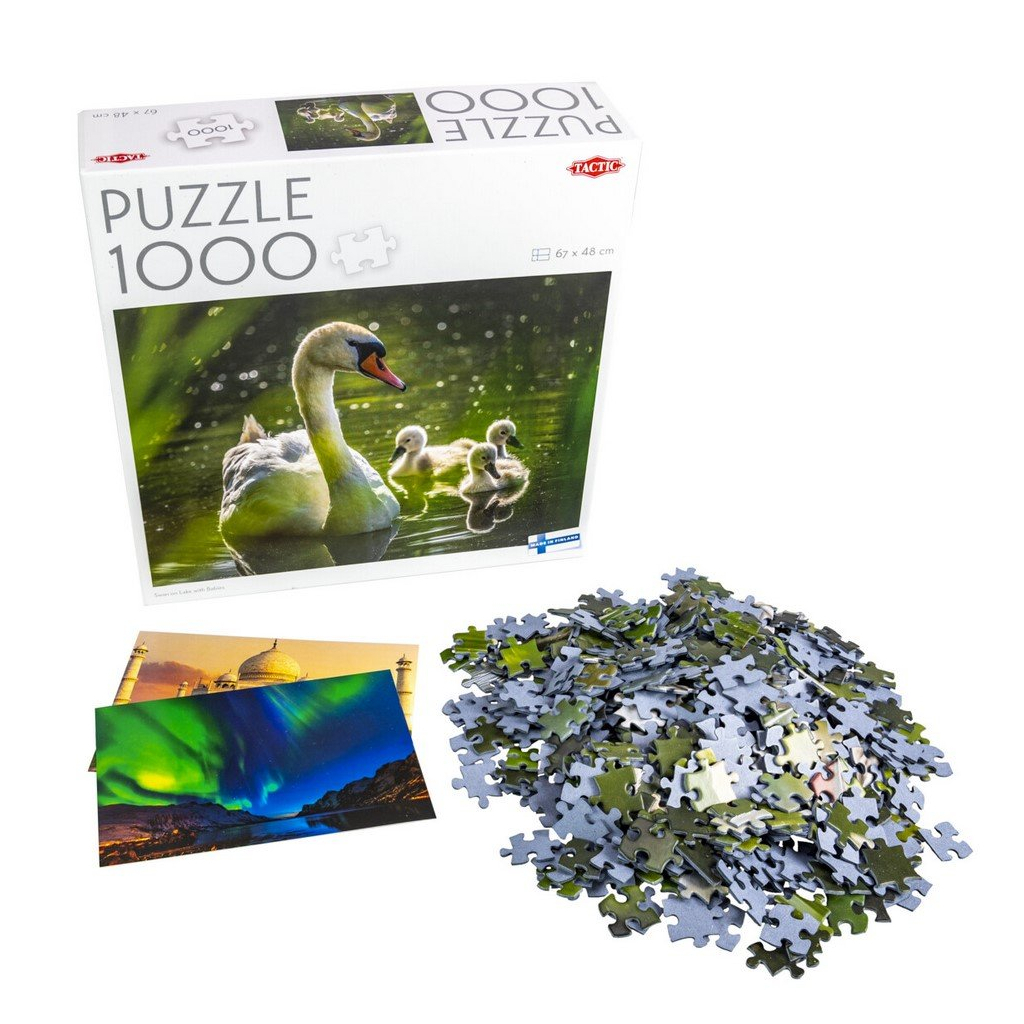 Пазл Tactic Лебідь на озері з малюками, 1000 елементів (59218) - зображення 2