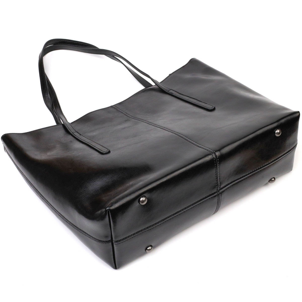 Сумка Vintage З натуральної шкіри Чорна (22095) - зображення 5