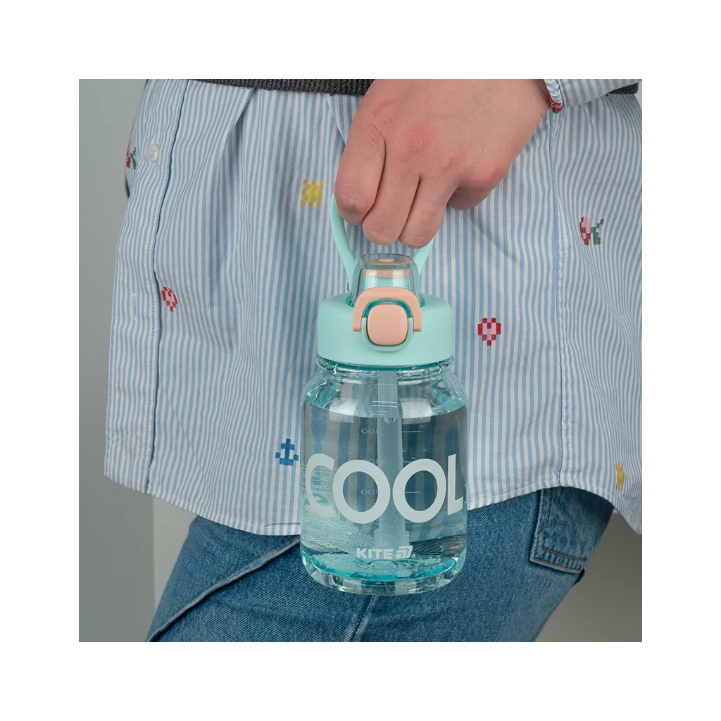 Поїльник-непроливайка Kite 700 мл, рожево-бірюзова (K25-1217-2) - зображення 6