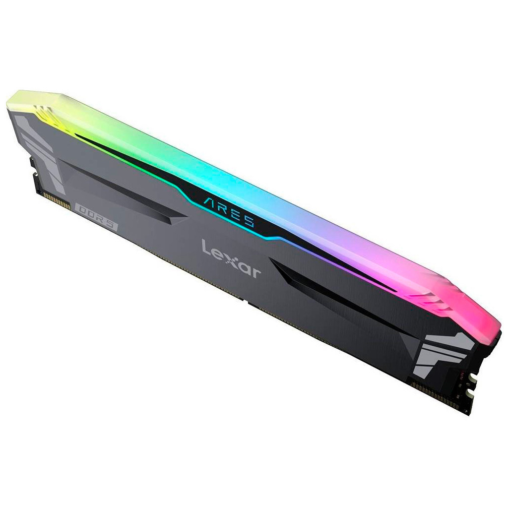 Модуль пам'яті для комп'ютера DDR5 32GB (2x16GB) 7200 MHz Ares RGB Black Lexar (LD5U16G72C34LA-RGD) - зображення 4
