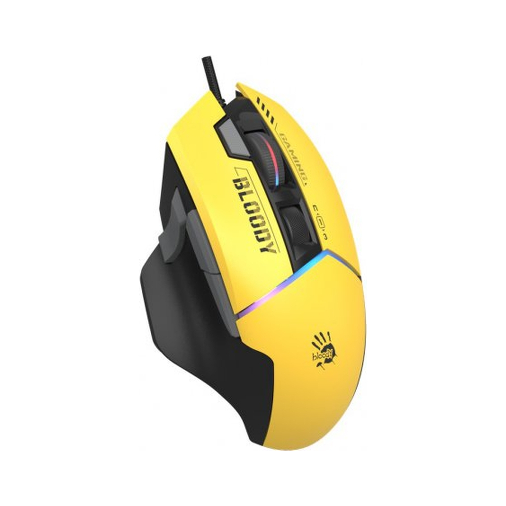 Мишка A4Tech Bloody W95 Ultra USB Yellow/Black (4711421002318) - зображення 3